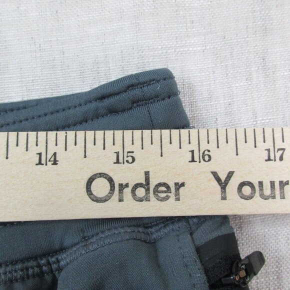 Under Armour Track Pants Mens Large Charcoal Gray Stretch Fitted Elastic Waist - Picture 7 of 8